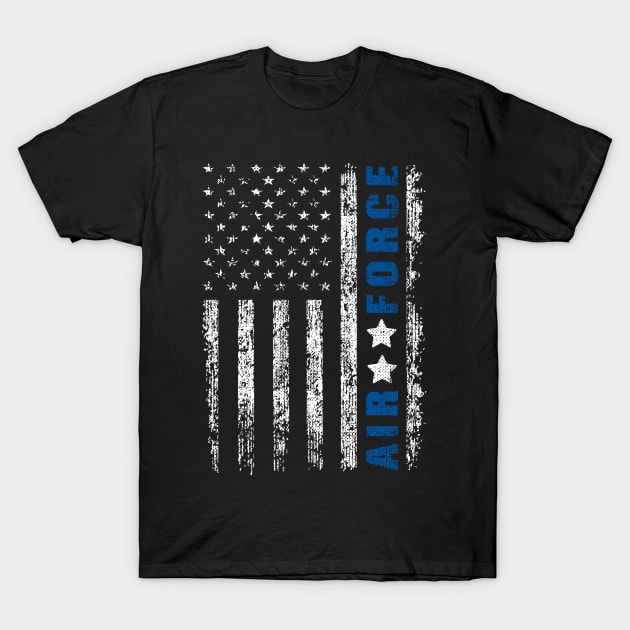 US Flag Airplane Patriotic American Pilot T-Shirt by graphicmeyou